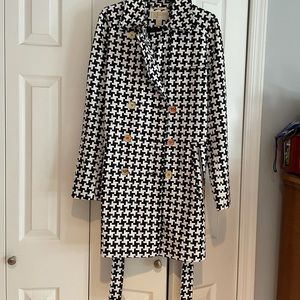 Like brand new Michael Kors houndstooth trench
